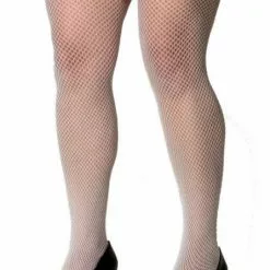 Fishnet Pantyhose Standard White