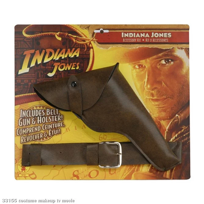 Indiana Jones Belt With Gun And Holster 1 Indiana Jones Belt With Gun And Holster