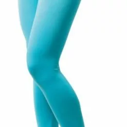 Blue Caracao Footless Leggings