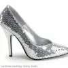 Silver Sequin Adult Shoes