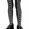 Crossed Bones Girls Tights