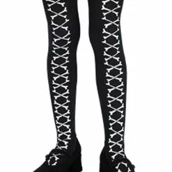 Crossed Bones Girls Tights