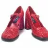 Patent Mary-Jane (Red Glitter) Adult Shoes