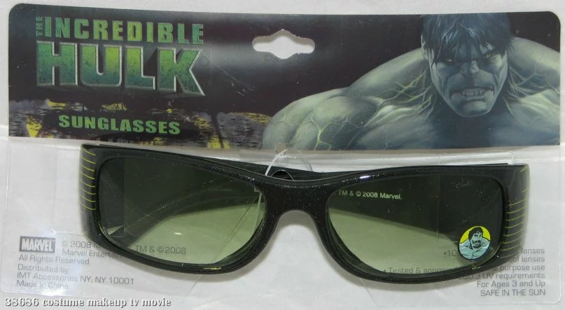 The Incredible Hulk Sunglasses 1 The Incredible Hulk Sunglasses