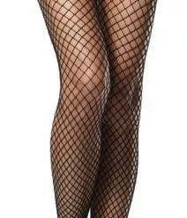 Fence Net Garter Belt & Stocking Set Adult