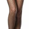 Fence Net Garter Belt & Stocking Set - Plus Adult