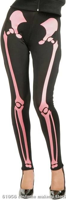Skeleton Leggings (Pink) Adult 1 Skeleton Leggings (Pink) Adult