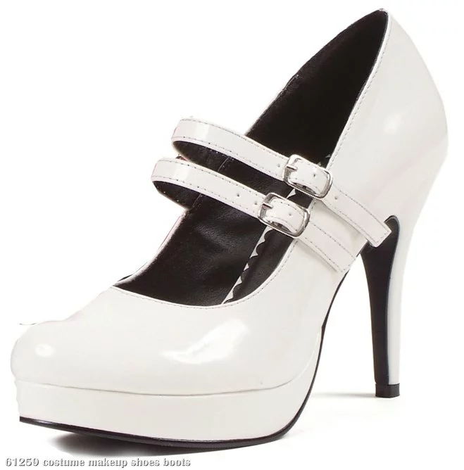 White Jane Adult Shoes 1 White Jane Adult Shoes