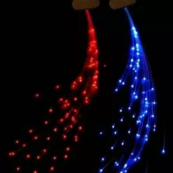 Glowbys Flashing Blue/Red Hair Accessory