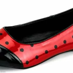 Ladybug Flat Adult Shoes