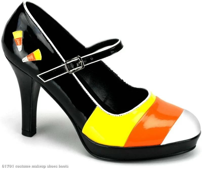 Candykorn High-Heel Adult Shoes 1 Candykorn High-Heel Adult Shoes