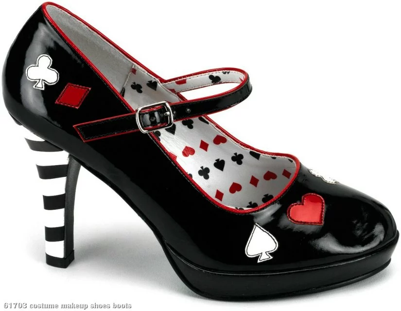 Sexy Queen Of Hearts Adult Shoes 1 Sexy Queen Of Hearts Adult Shoes