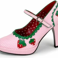 Strawberry High-Heel Adult Shoes
