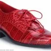 Burgundy Alligator Shoes Adult