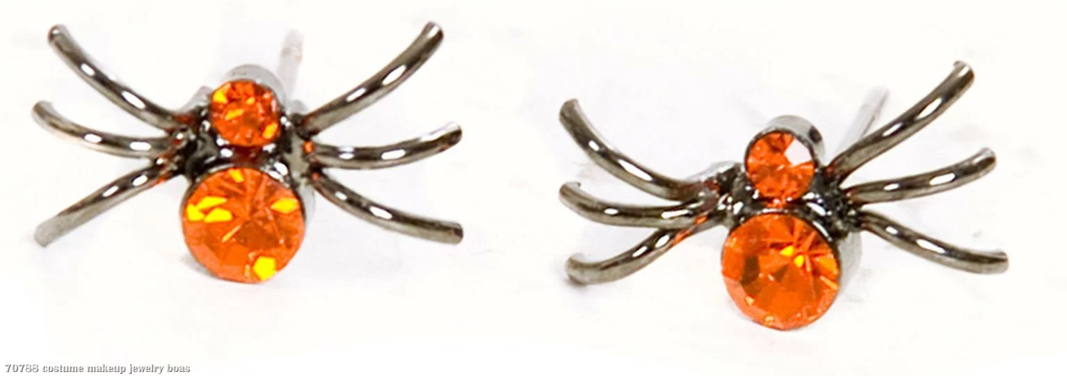 Spider Gem Earrings 1 Spider Gem Earrings