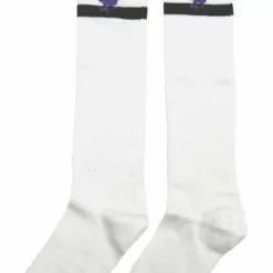 Playboy Knee-High Striped (White/Black) Adult Socks