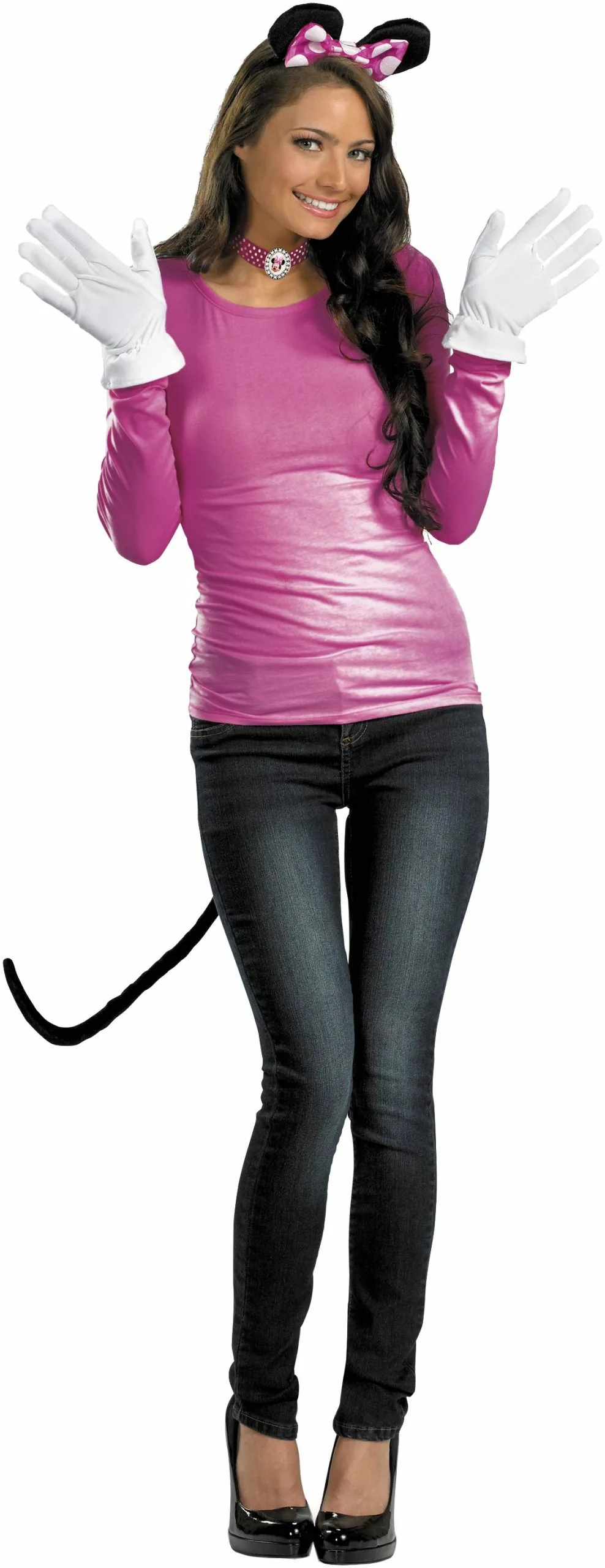 Pink Minnie Mouse Accessory Kit (Adult) 1 Pink Minnie Mouse Accessory Kit (Adult)