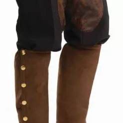 Steampunk Male Spats Brown Adult