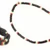 Reggae Necklace And Bracelet Set