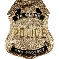 Antique Gold Police Badge
