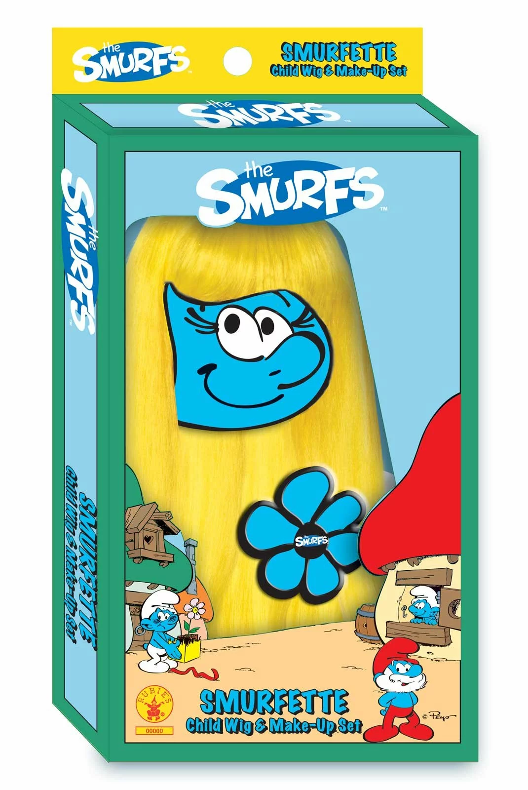 The Smurfs Smurfette Wig And Makeup Set Child 1 The Smurfs Smurfette Wig And Makeup Set Child