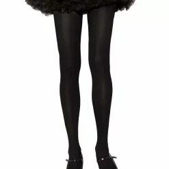 Opaque Nylon Spandex Tights Plus Adult