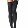 Opaque Thigh Highs Plus Adult